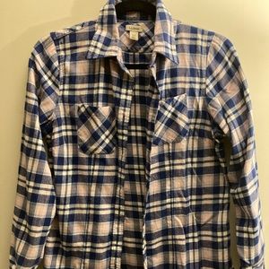 LLBEAN winter long sleeve button down shirt